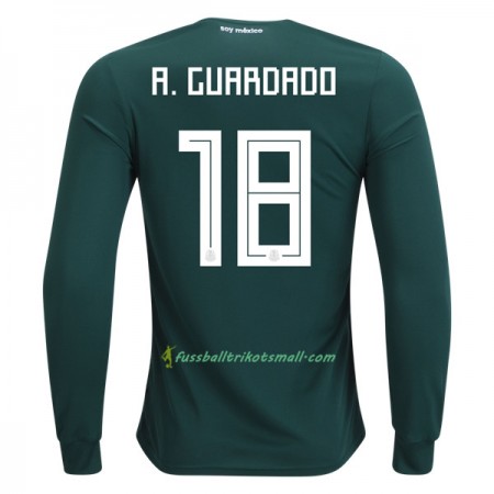 Fußballtrikots Mexiko A.Guardado 18 WM 2018 Langarm Heimtrikotsatz kaufen